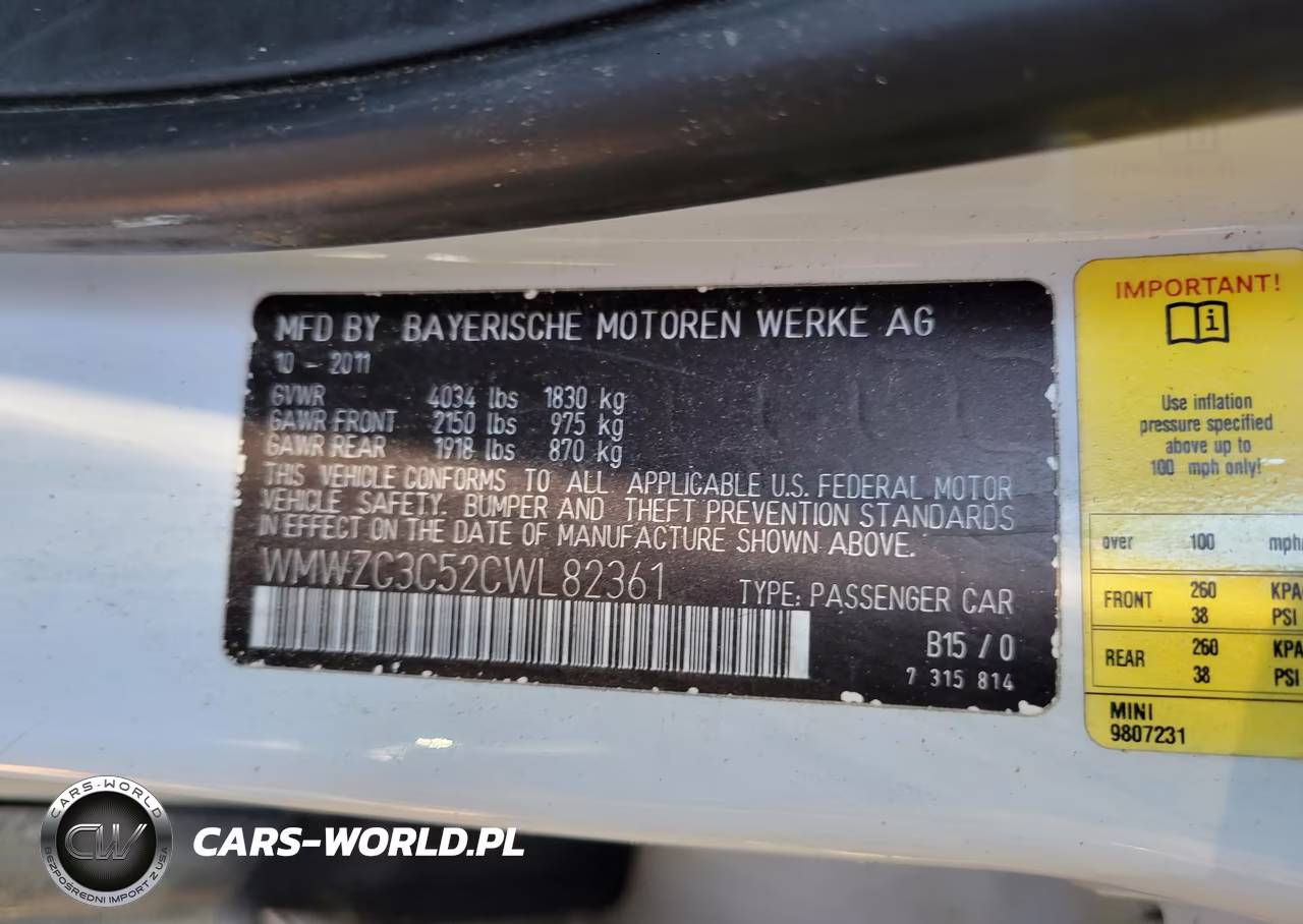 2012 Mini Cooper S Countryman VIN:WMWZC3C52CWL82361 - 8