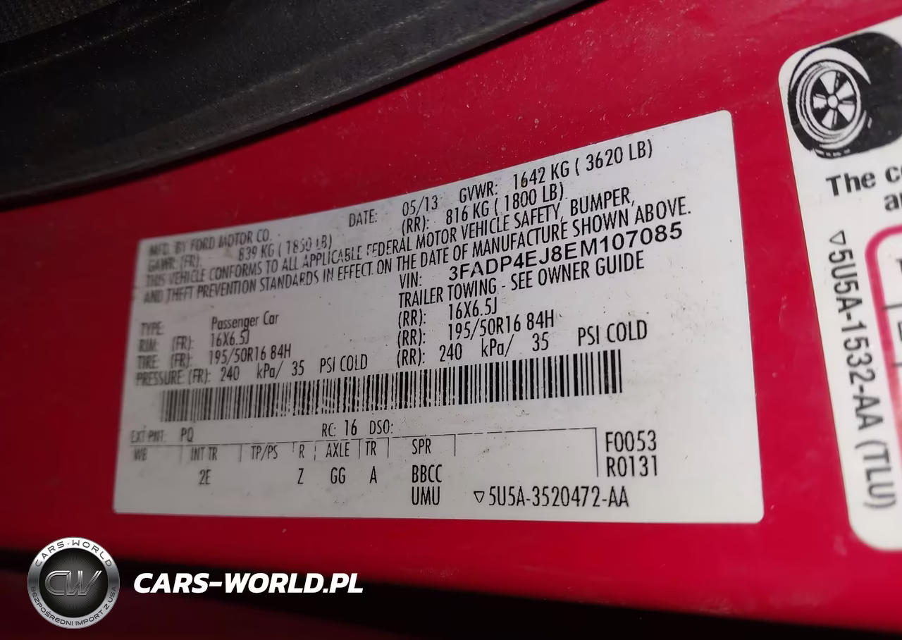 2014 Ford Fiesta Se VIN:3FADP4EJ8EM107085 - 9