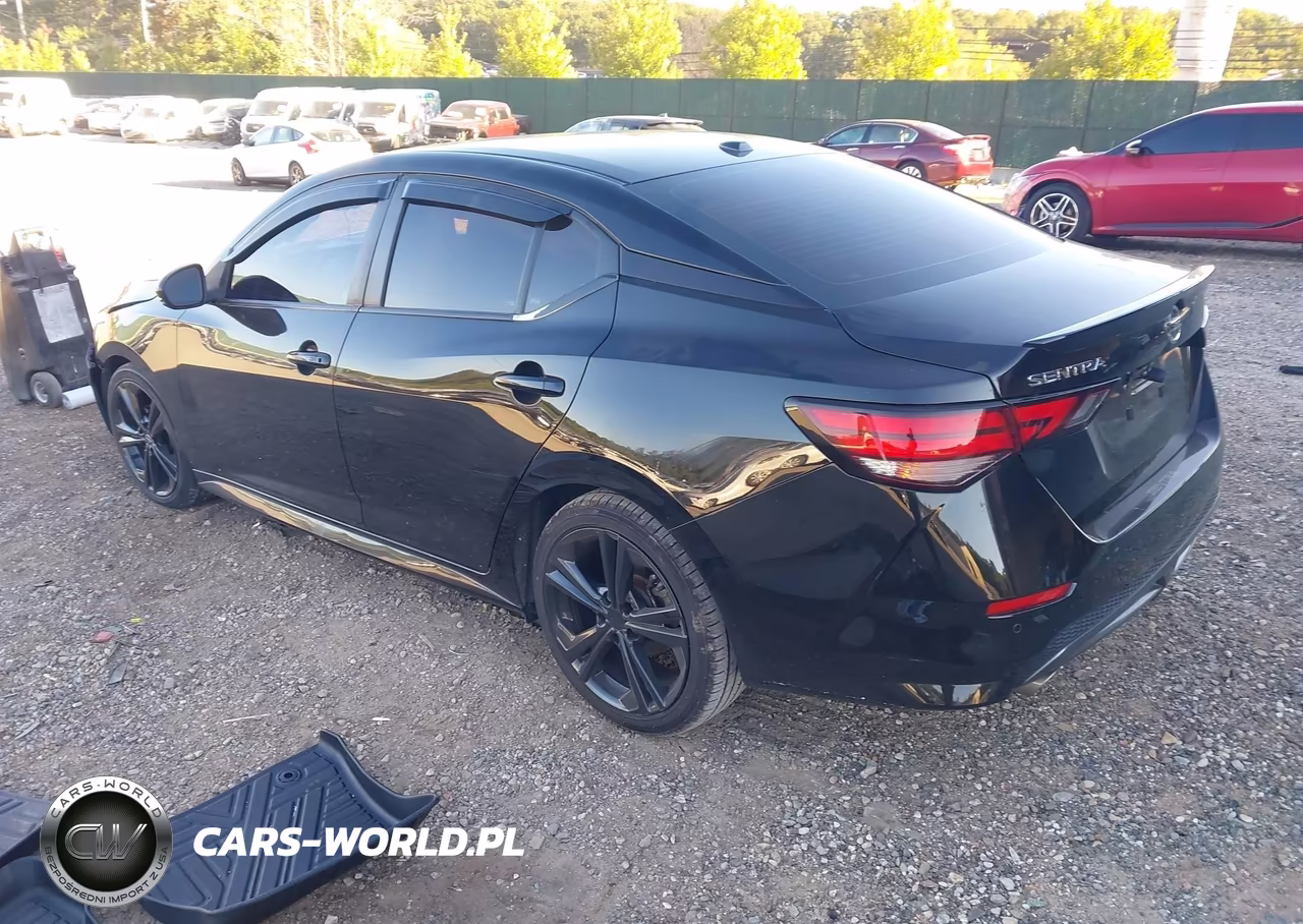 2021 Nissan Sentra Sr Xtronic Cvt VIN:3N1AB8DV0MY319870 - 3