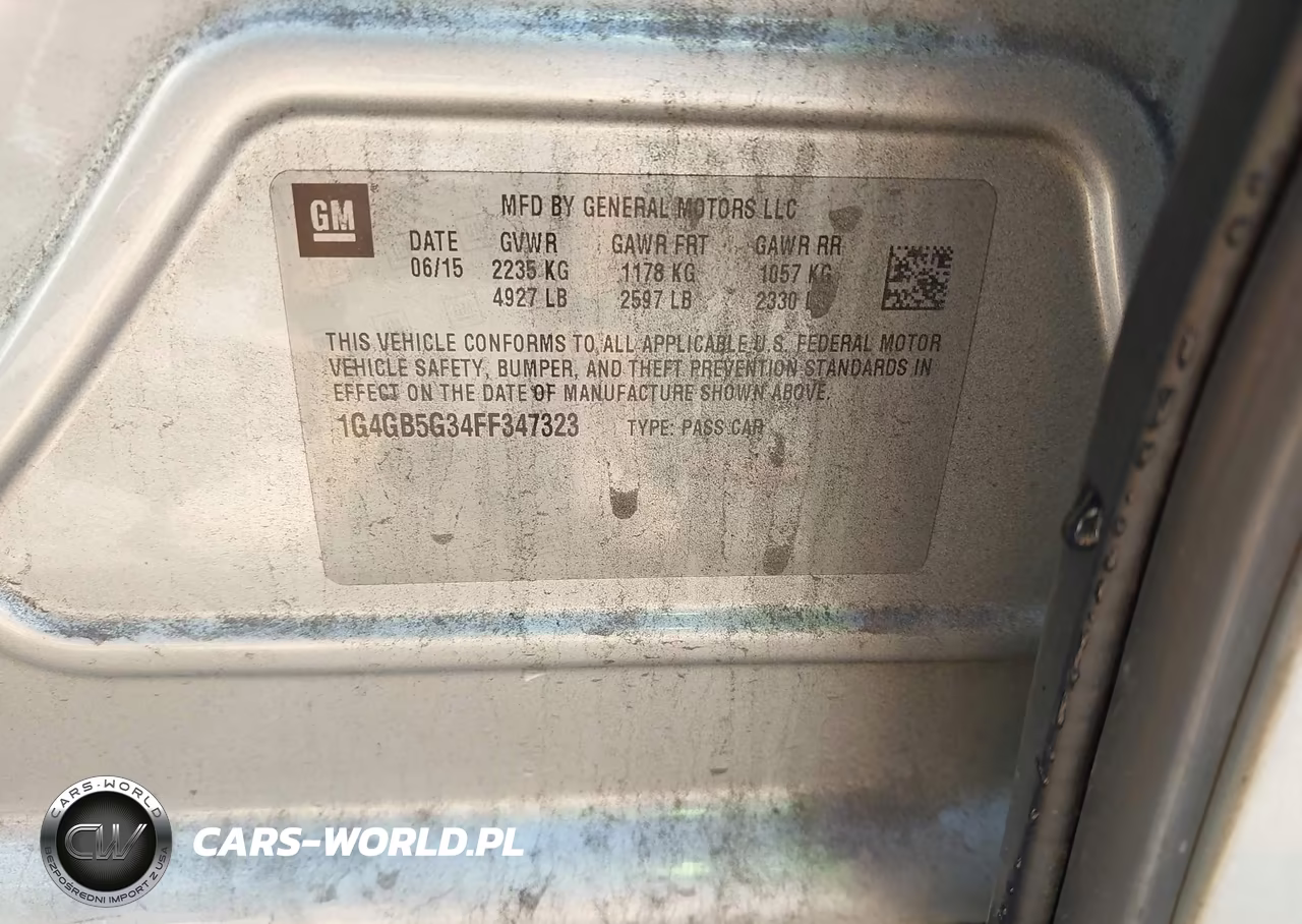 2015 Buick Lacrosse Leather VIN:1G4GB5G34FF347323 - 9