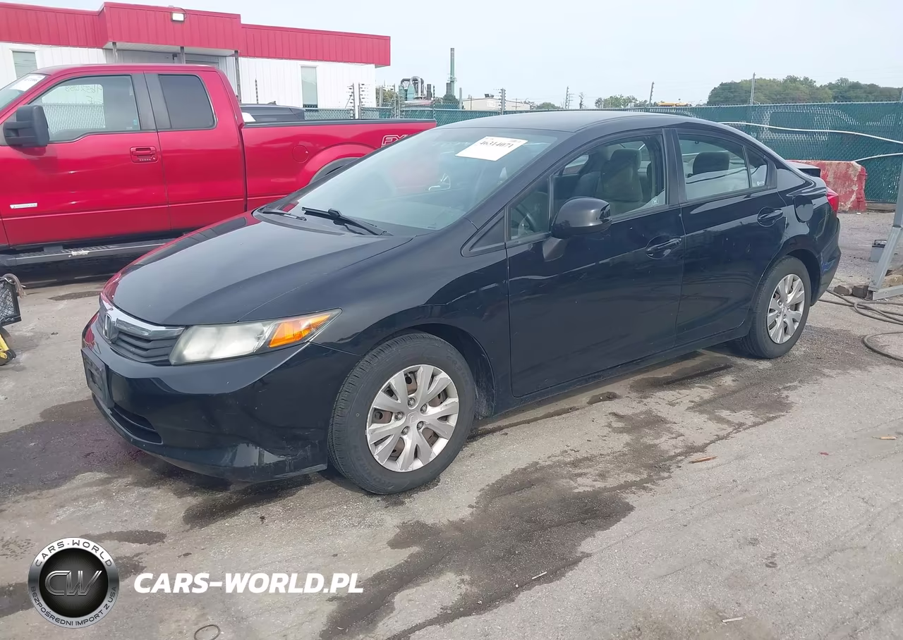 2012 Honda Civic Lx VIN:19XFB2F56CE024771 - 2