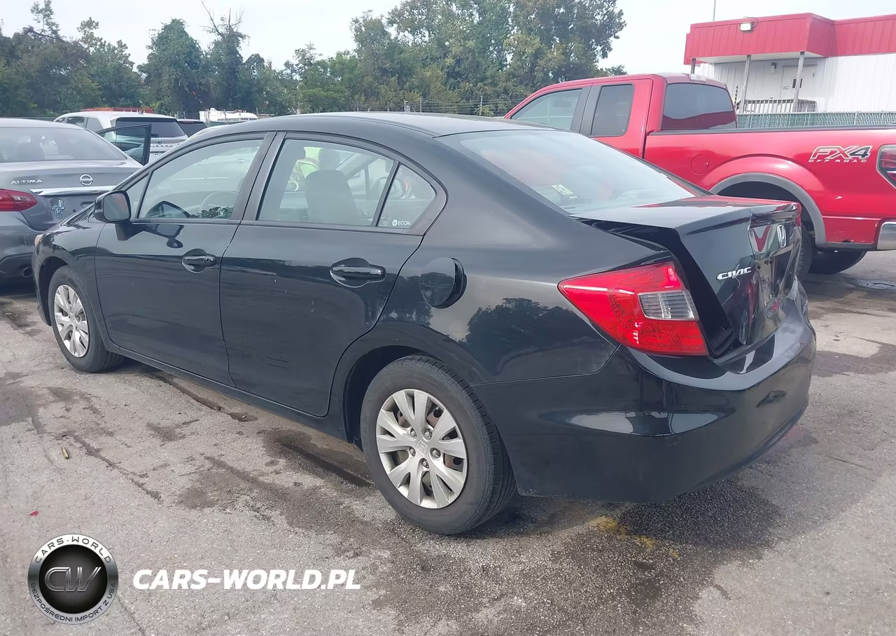 2012 Honda Civic Lx VIN:19XFB2F56CE024771 - 3