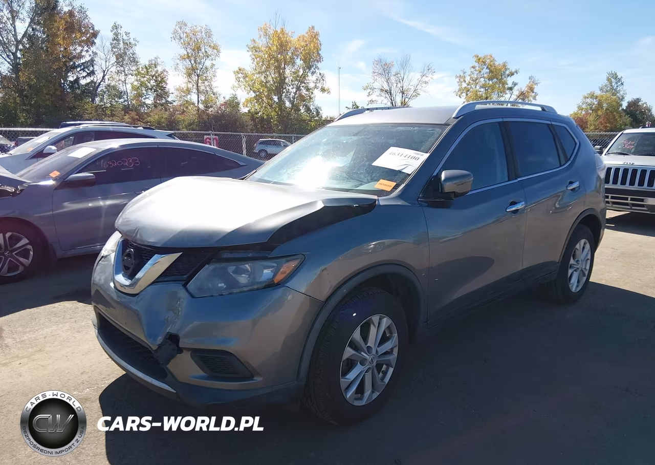 2016 Nissan Rogue Sv VIN:KNMAT2MV6GP661112 - 2