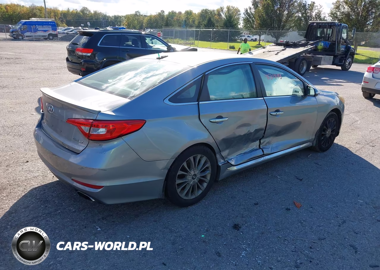2015 Hyundai Sonata Limited VIN:5NPE34AF4FH018701 - 4