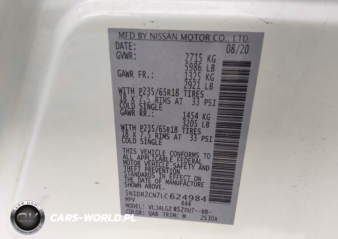 2020 Nissan Pathfinder Sl 2Wd VIN:5N1DR2CN7LC624984 - 9