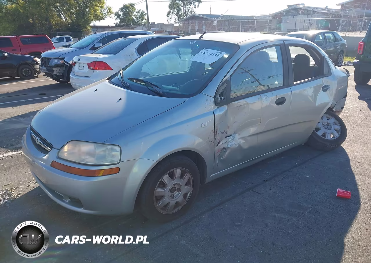 2005 Chevrolet Aveo Lt VIN:KL1TG52625B447536 - 2