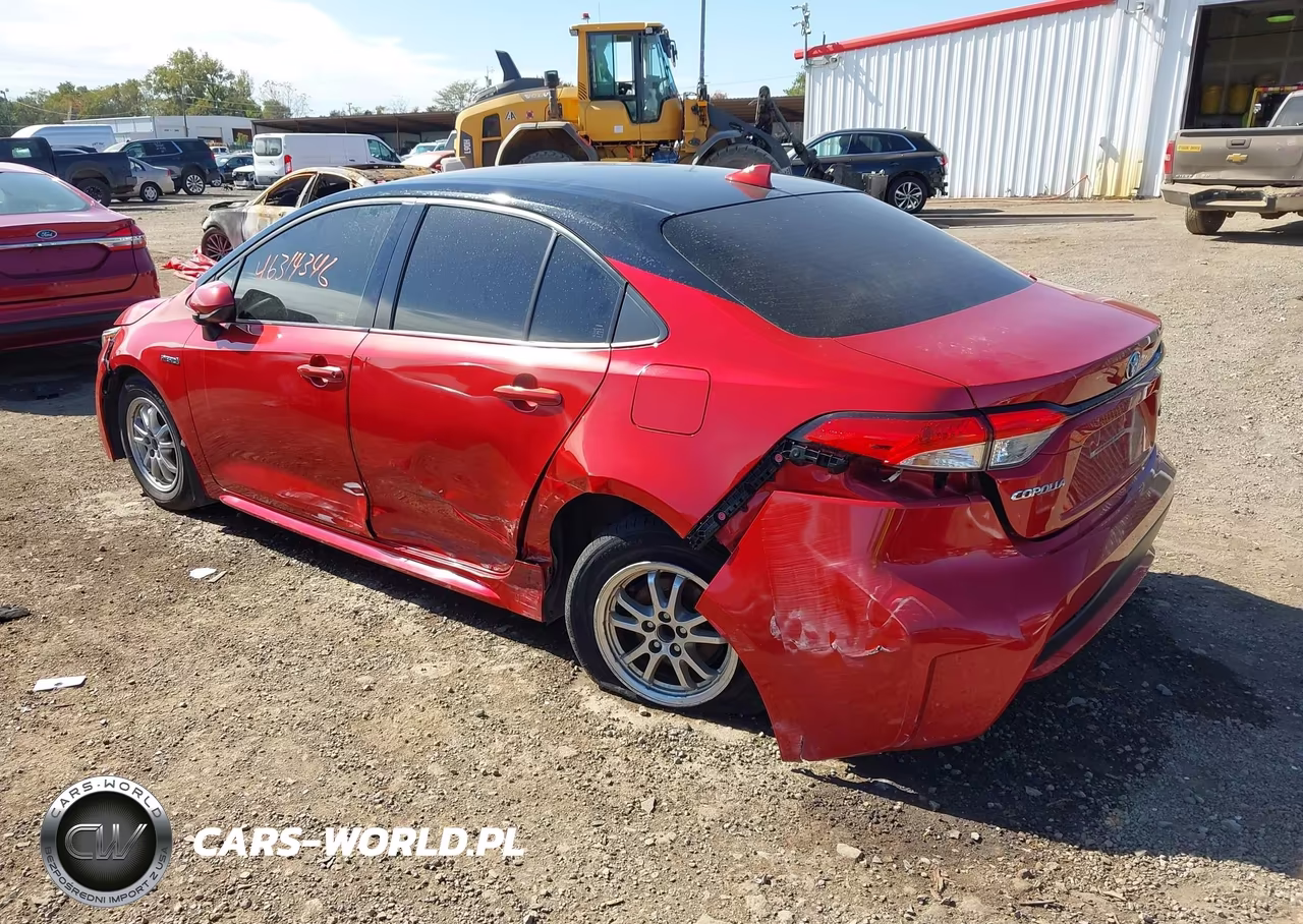 2020 Toyota Corolla Hybrid Le VIN:JTDEBRBE8LJ004700 - 3