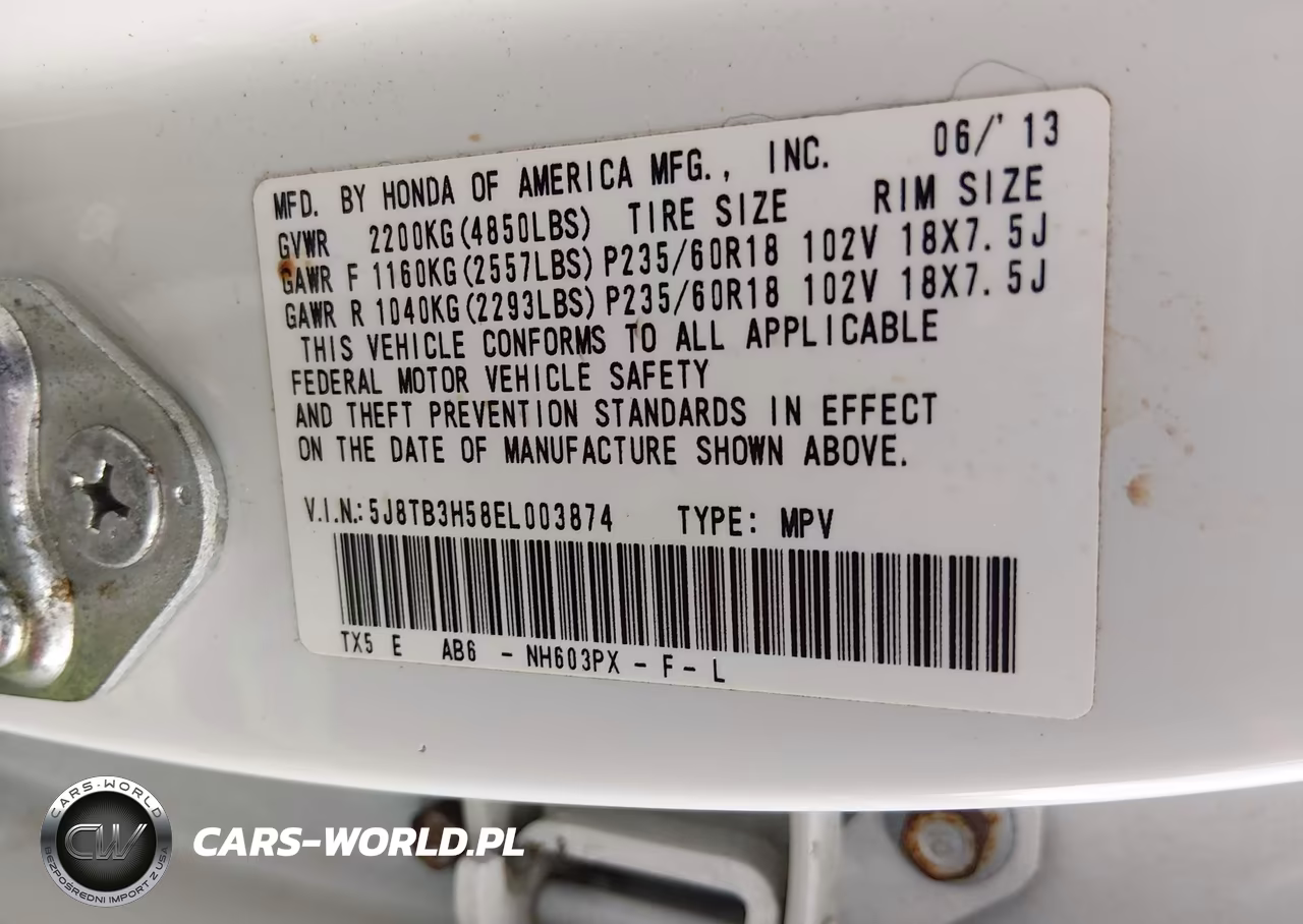 2014 Acura Rdx VIN:5J8TB3H58EL003874 - 9