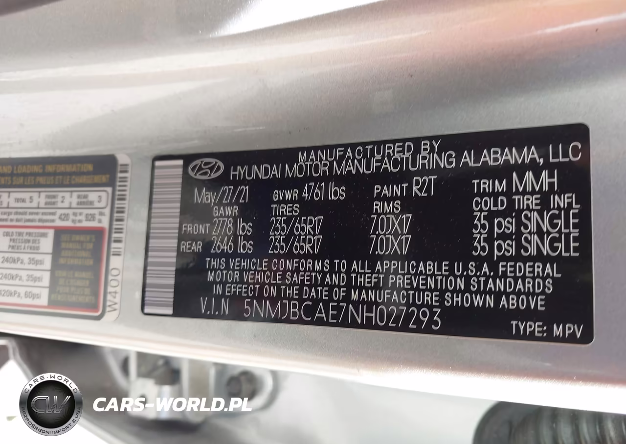 2022 Hyundai Tucson Sel VIN:5NMJBCAE7NH027293 - 9