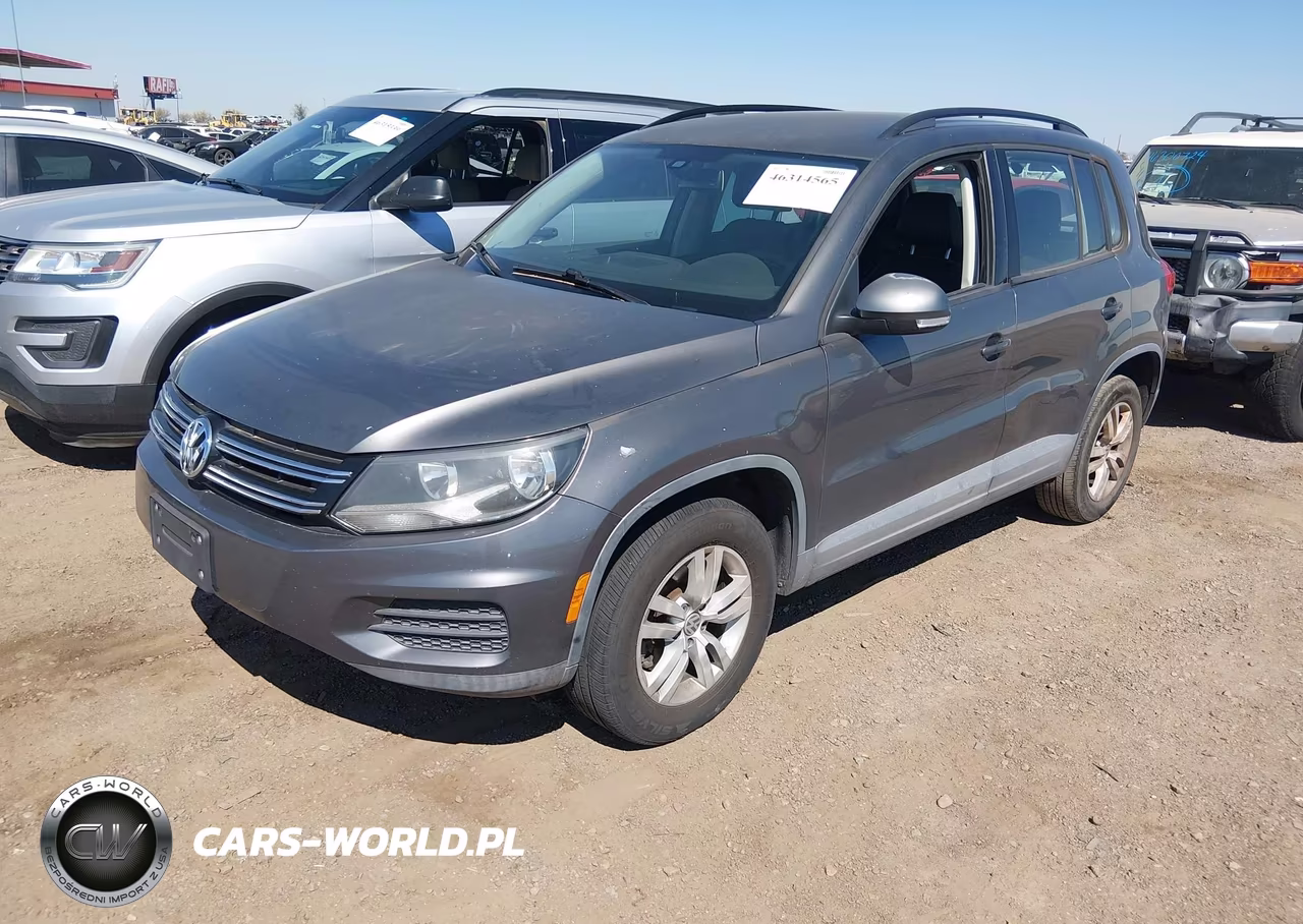 2016 Volkswagen Tiguan S VIN:WVGAV7AX2GW587511 - 2