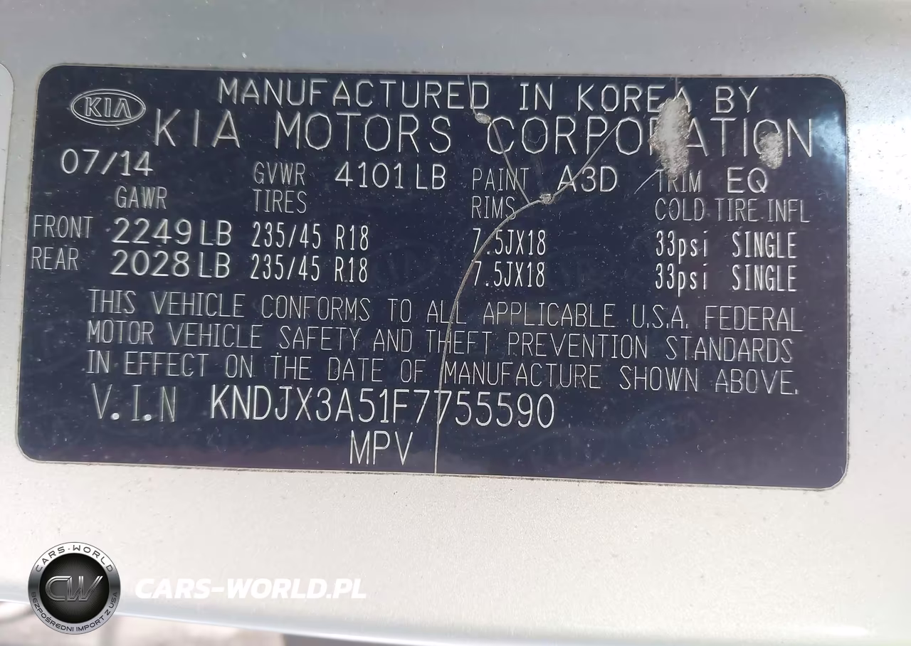 2015 Kia Soul ! VIN:KNDJX3A51F7755590 - 9