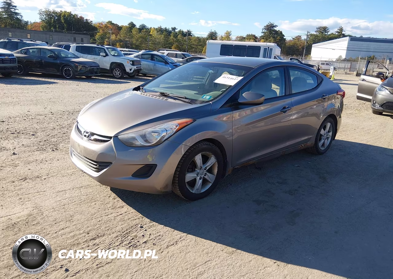 2013 Hyundai Elantra Gls VIN:5NPDH4AE2DH411114 - 2