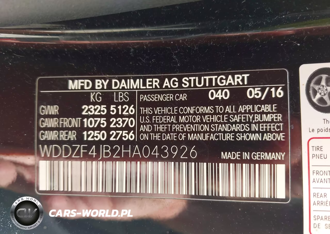 2017 Mercedes-Benz E 300 VIN:WDDZF4JB2HA043926 - 9