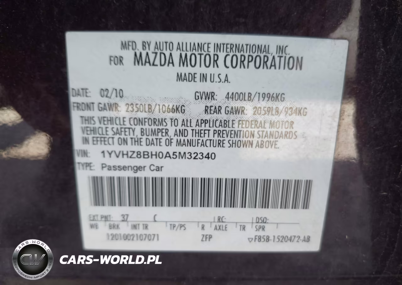 2010 Mazda Mazda6 I Sport VIN:1YVHZ8BH0A5M32340 - 9