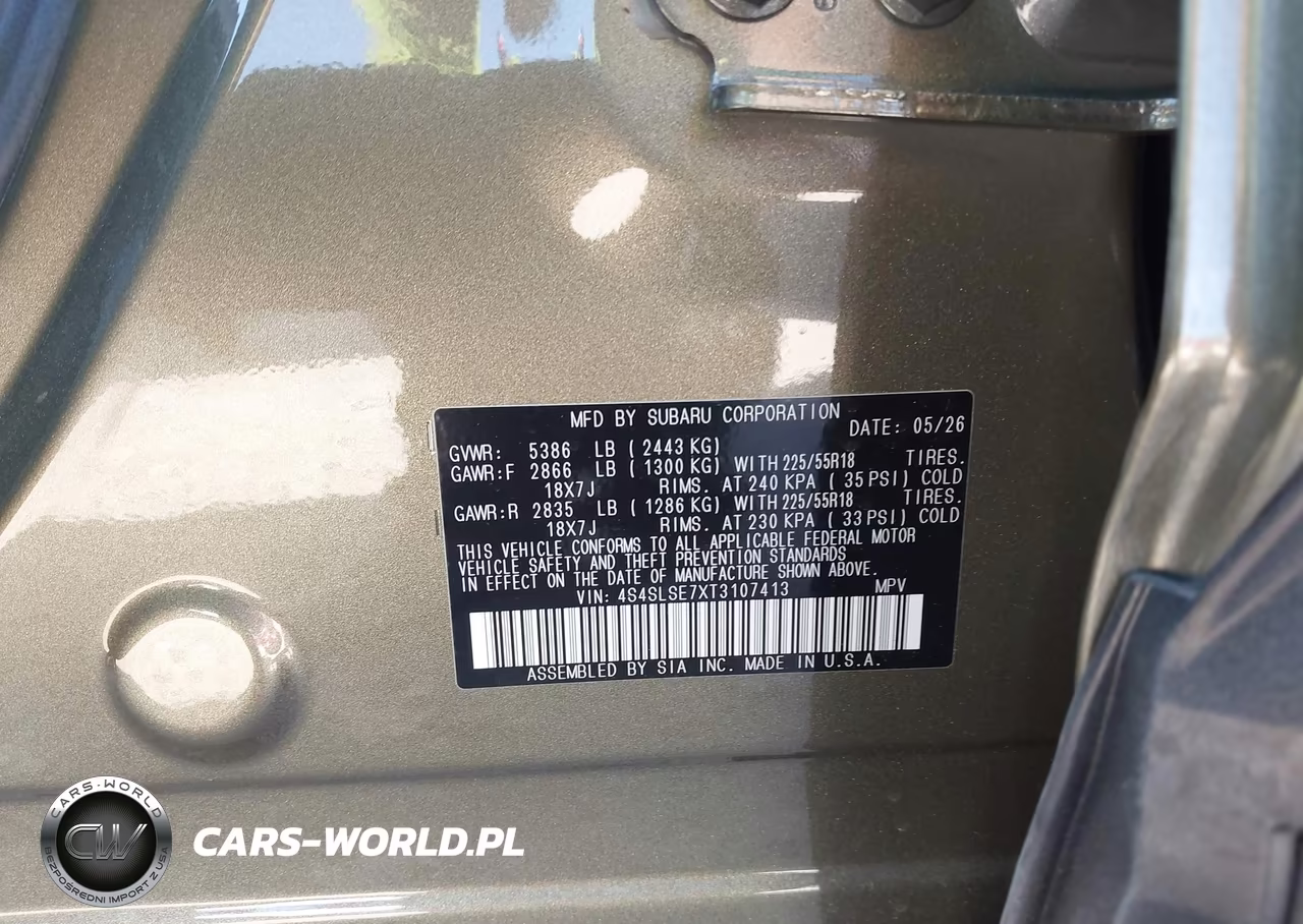 2026 Subaru Forester Premium VIN:4S4SLSE7XT3107413 - 9