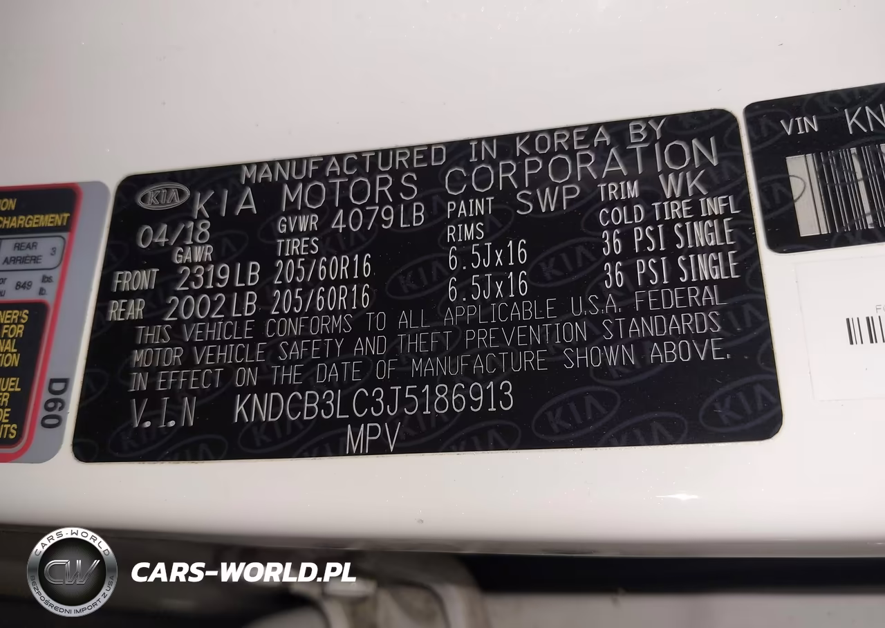2018 Kia Niro Fe VIN:KNDCB3LC3J5186913 - 9