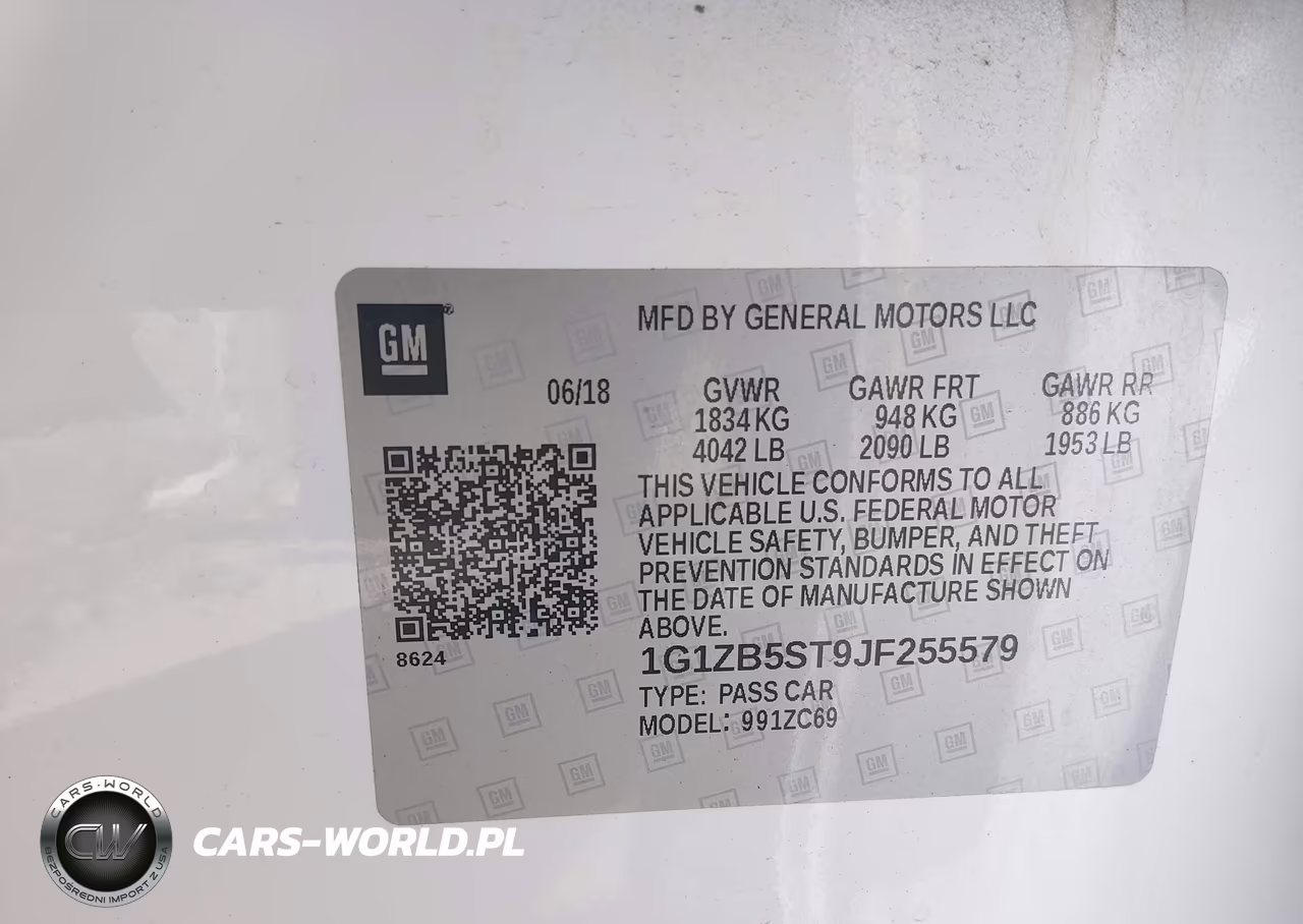 2018 Chevrolet Malibu 1Ls VIN:1G1ZB5ST9JF255579 - 9