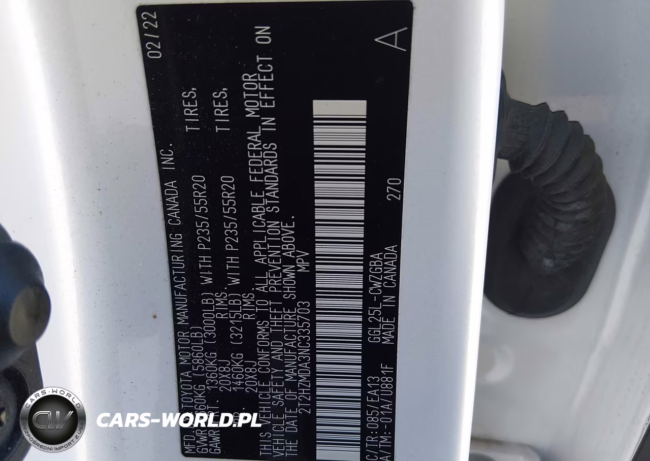 2022 Lexus Rx 350 VIN:2T2HZMDA3NC335703 - 9