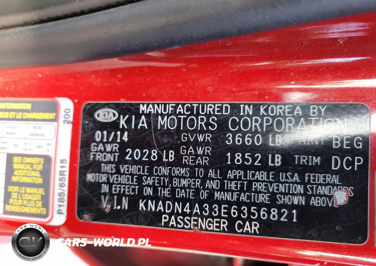 2014 Kia Rio Ex VIN:KNADN4A33E6356821 - 9
