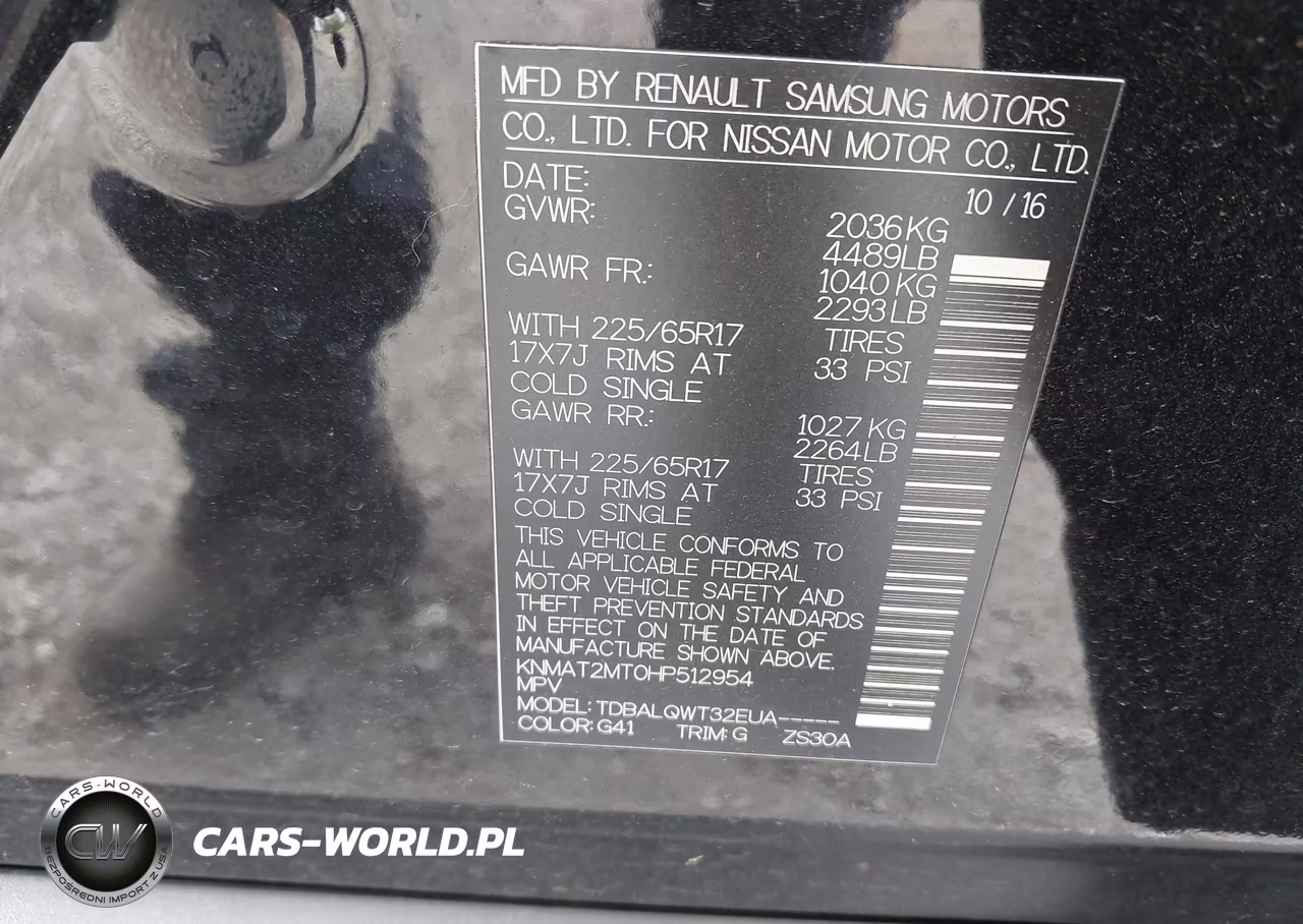 2017 Nissan Rogue Sv VIN:KNMAT2MT0HP512954 - 9
