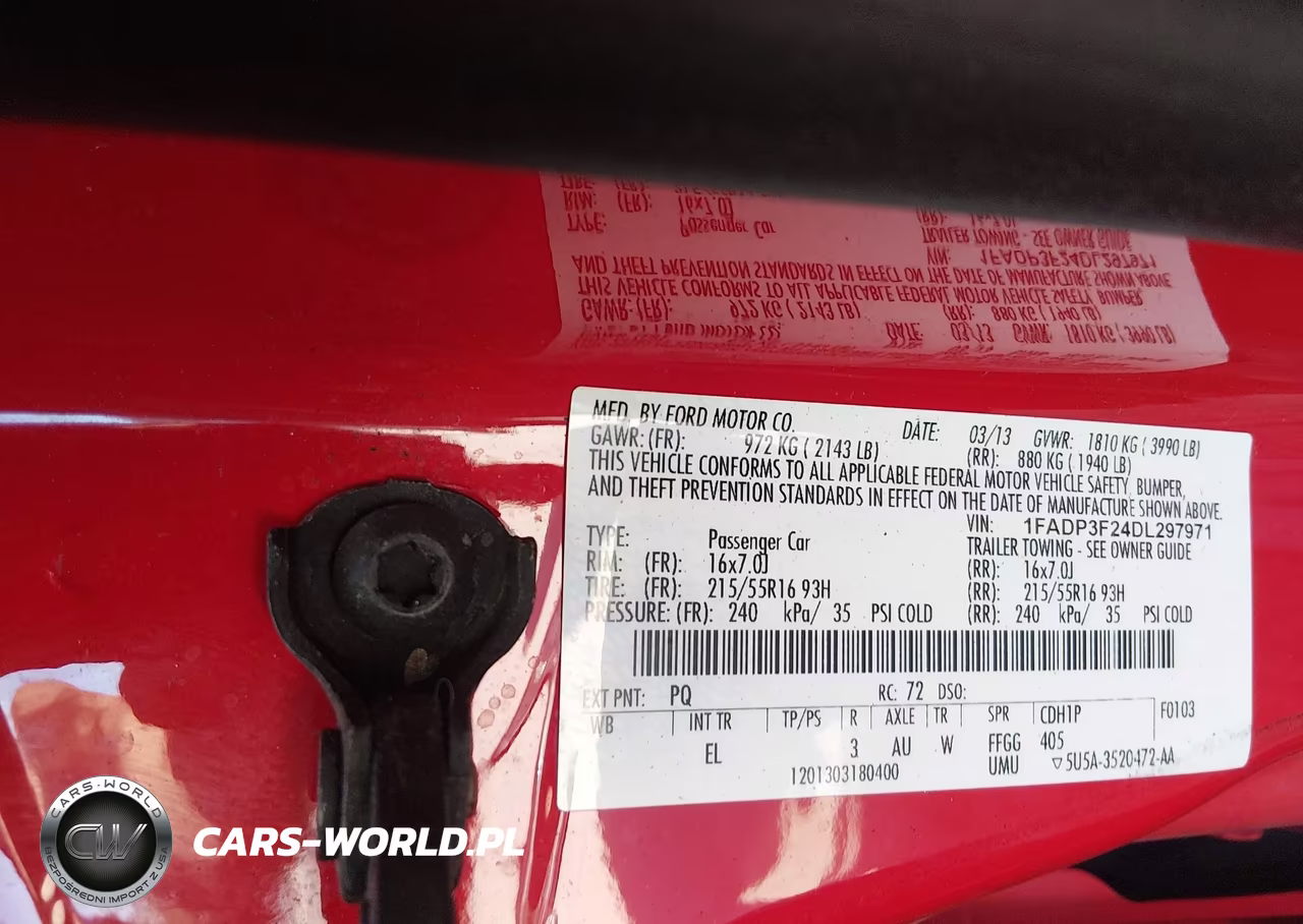 2013 Ford Focus Se VIN:1FADP3F24DL297971 - 9