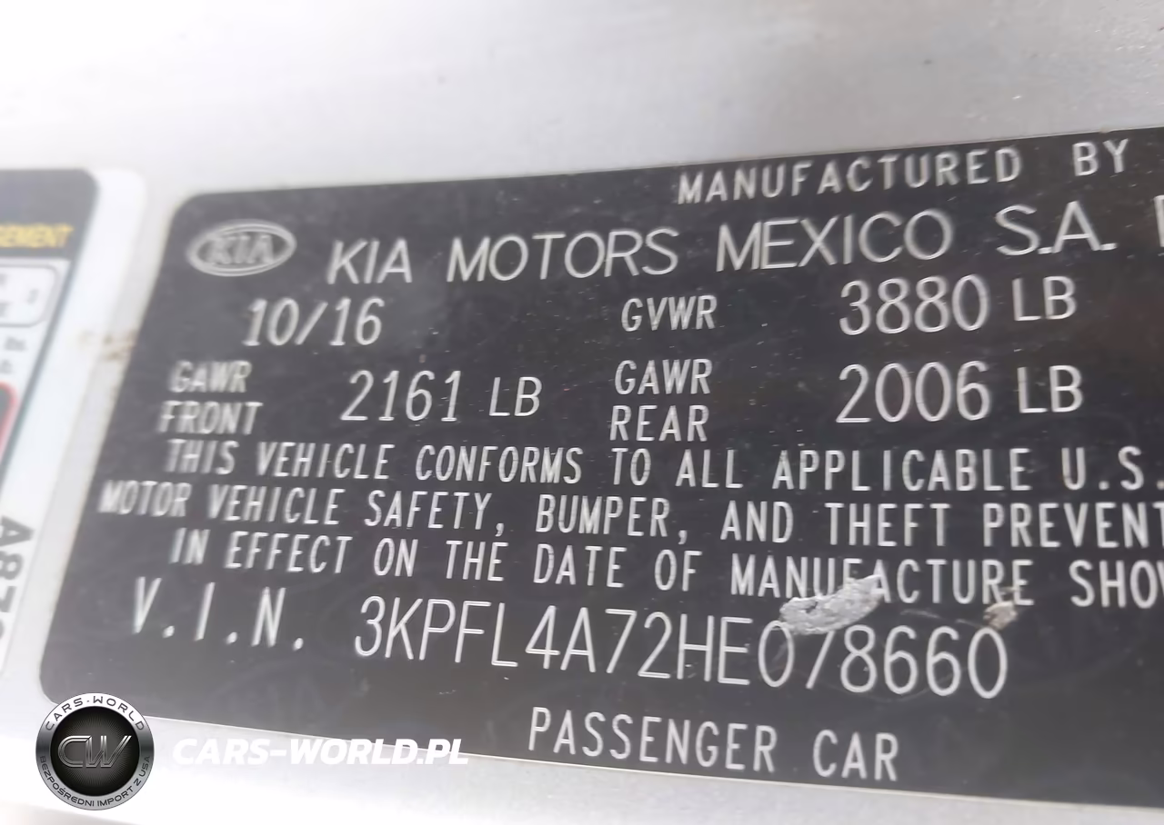 2017 Kia Forte Lx VIN:3KPFL4A72HE078660 - 9