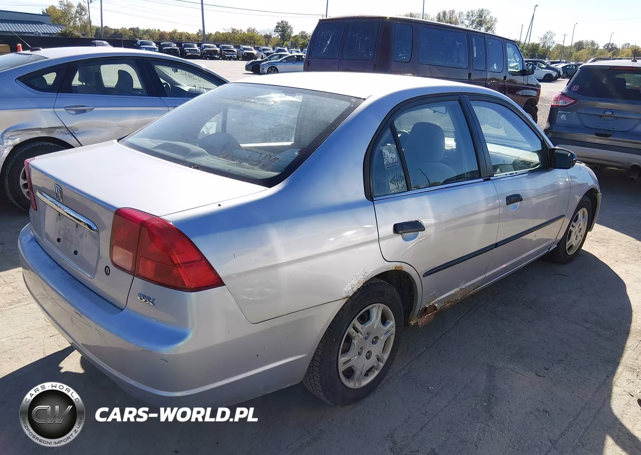 2001 Honda Civic Dx VIN:1HGES16261L019653 - 4