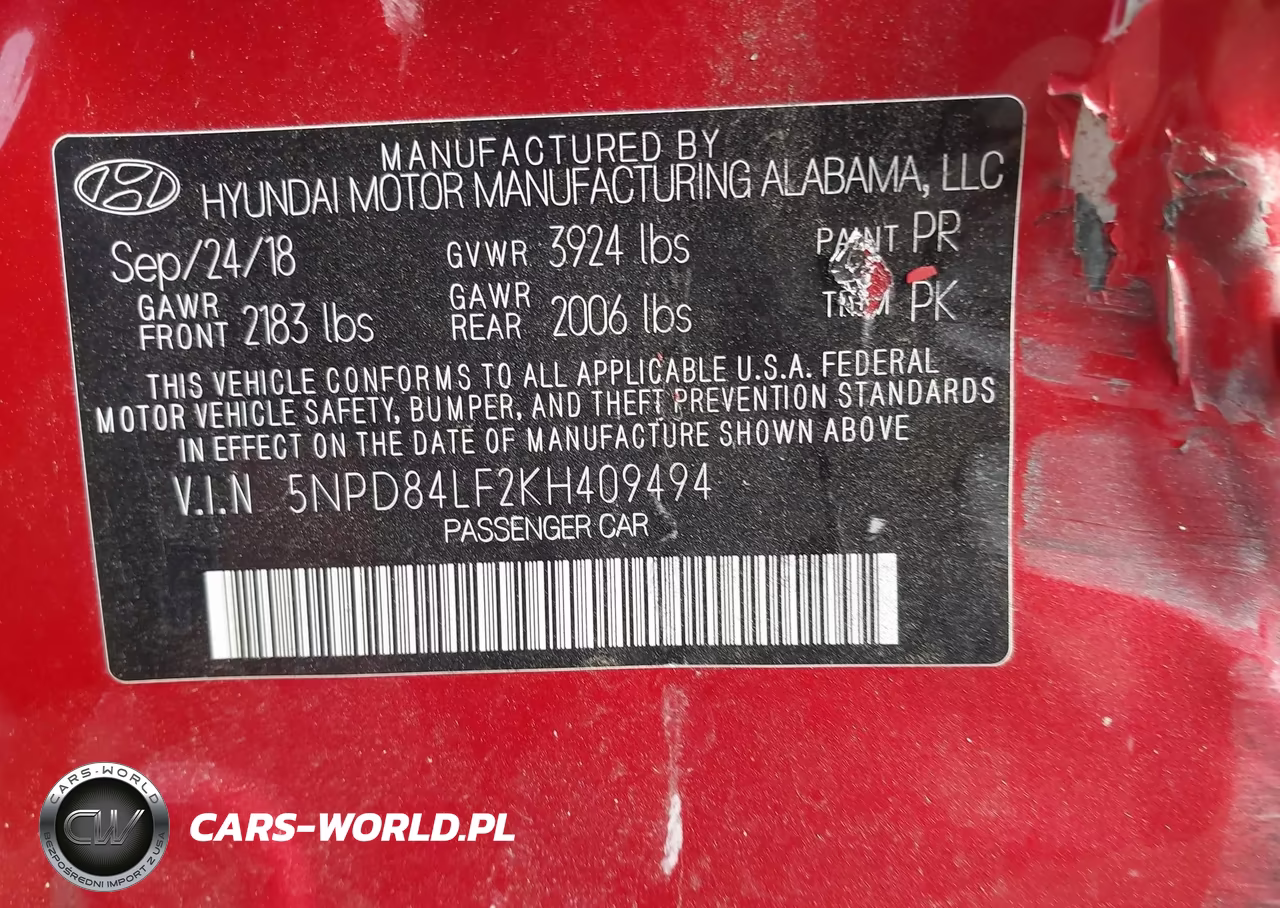 2019 Hyundai Elantra Sel VIN:5NPD84LF2KH409494 - 9