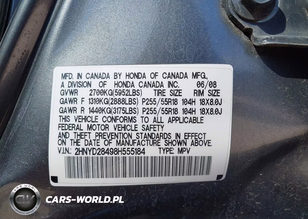 2008 Acura Mdx Technology Package VIN:2HNYD28498H555184 - 9