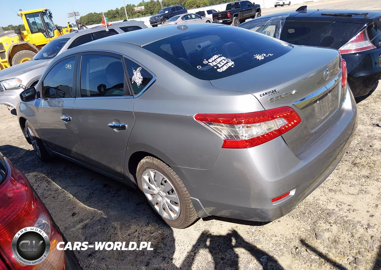 2013 Nissan Sentra Sv VIN:3N1AB7APXDL631482 - 3