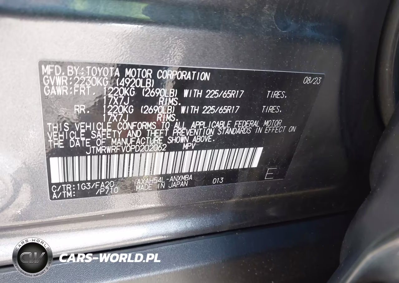 2023 Toyota Rav4 Hybrid Xle VIN:JTMRWRFV0PD202062 - 9