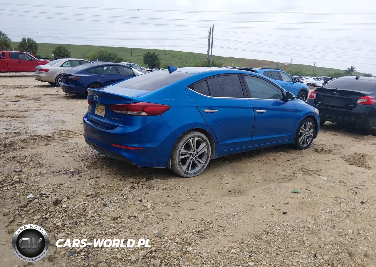 2017 Hyundai Elantra Limited VIN:KMHD84LF2HU283406 - 4