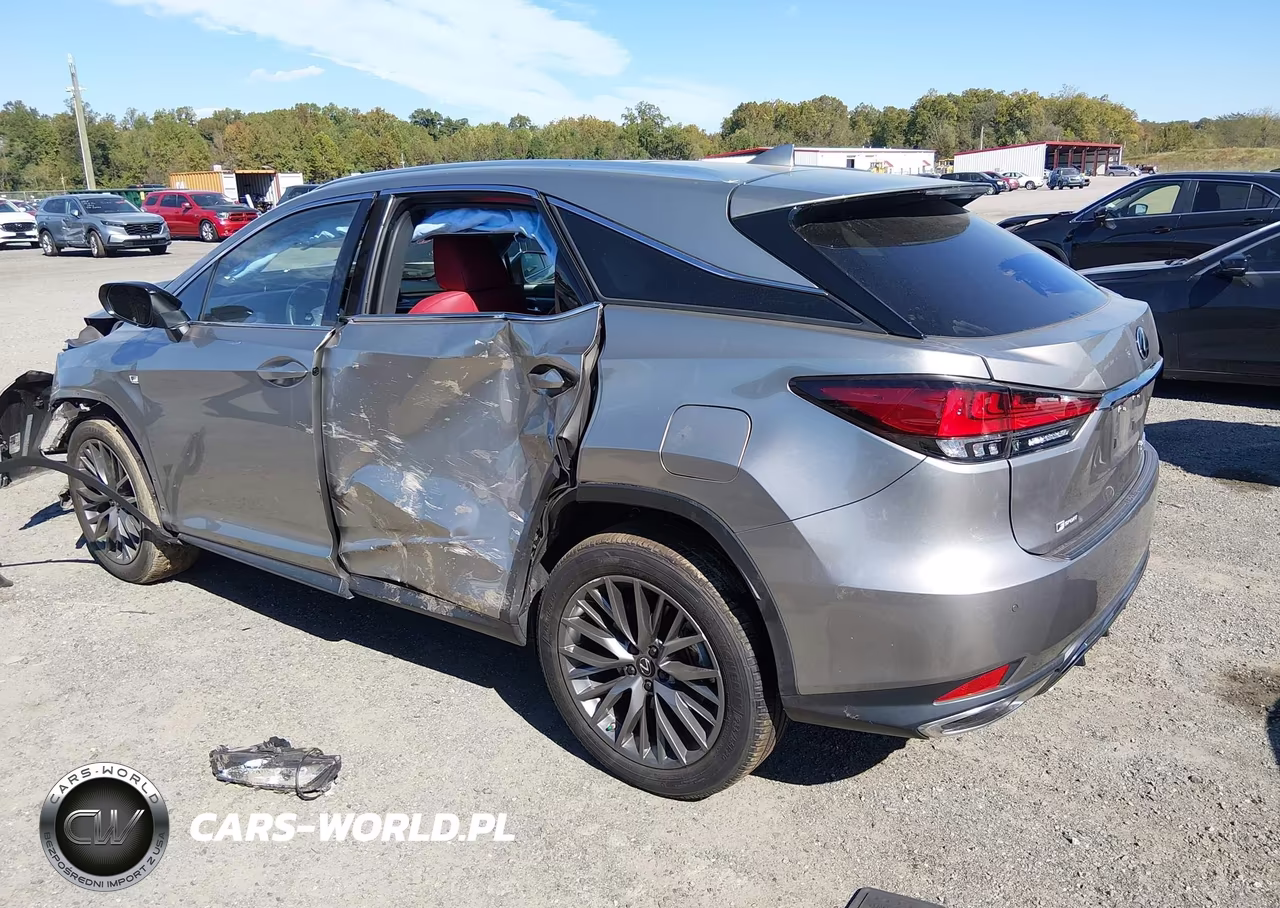 2022 Lexus Rx 350 F Sport Handling VIN:2T2YZMDAXNC364230 - 3