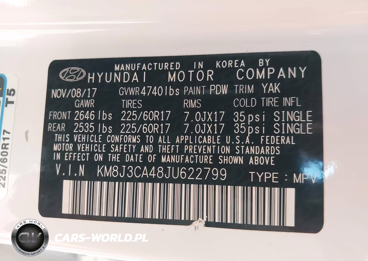 2018 Hyundai Tucson Sel VIN:KM8J3CA48JU622799 - 9