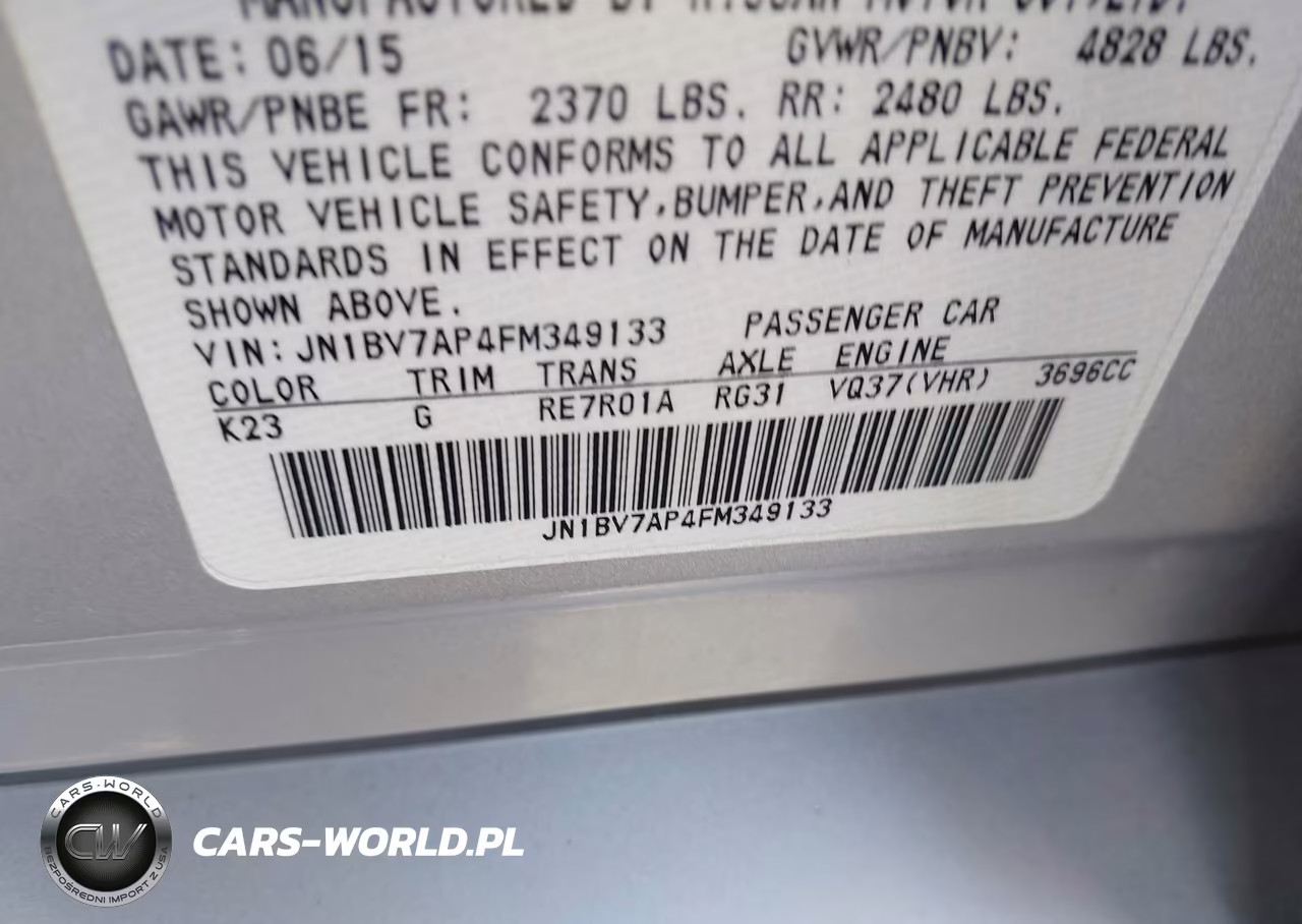 2015 Infiniti Q50 Premium VIN:JN1BV7AP4FM349133 - 9