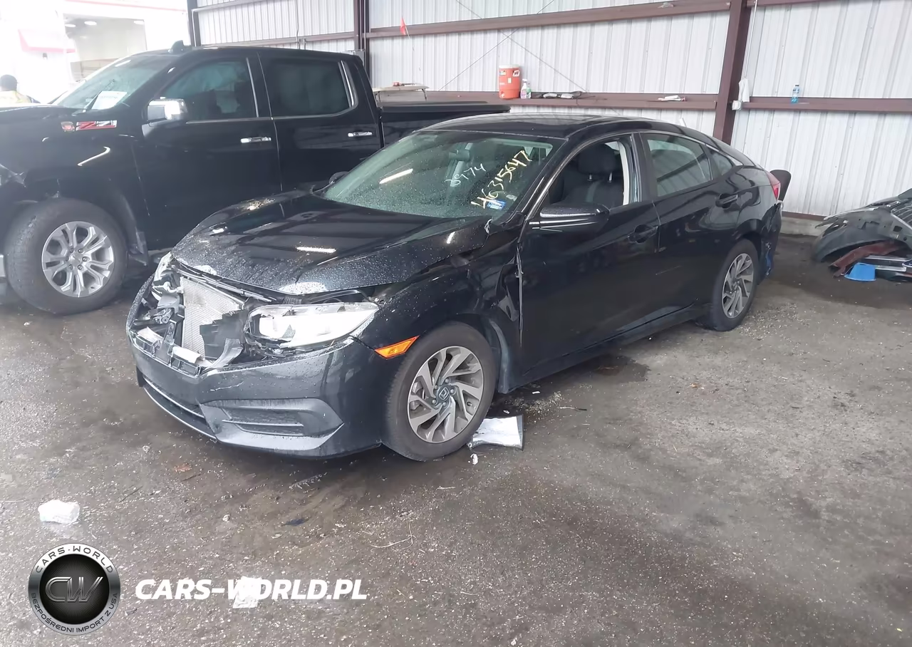 2016 Honda Civic Ex VIN:19XFC2F75GE053974 - 2