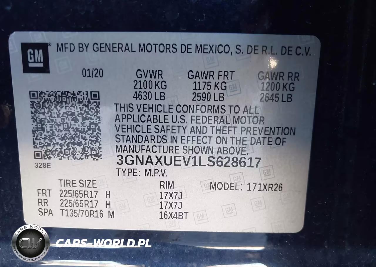 2020 Chevrolet Equinox Awd Lt 1.5L Turbo VIN:3GNAXUEV1LS628617 - 9
