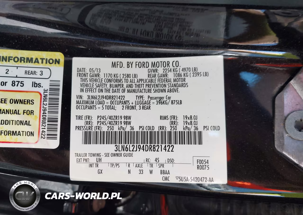 2013 Lincoln Mkz VIN:3LN6L2J94DR821422 - 9