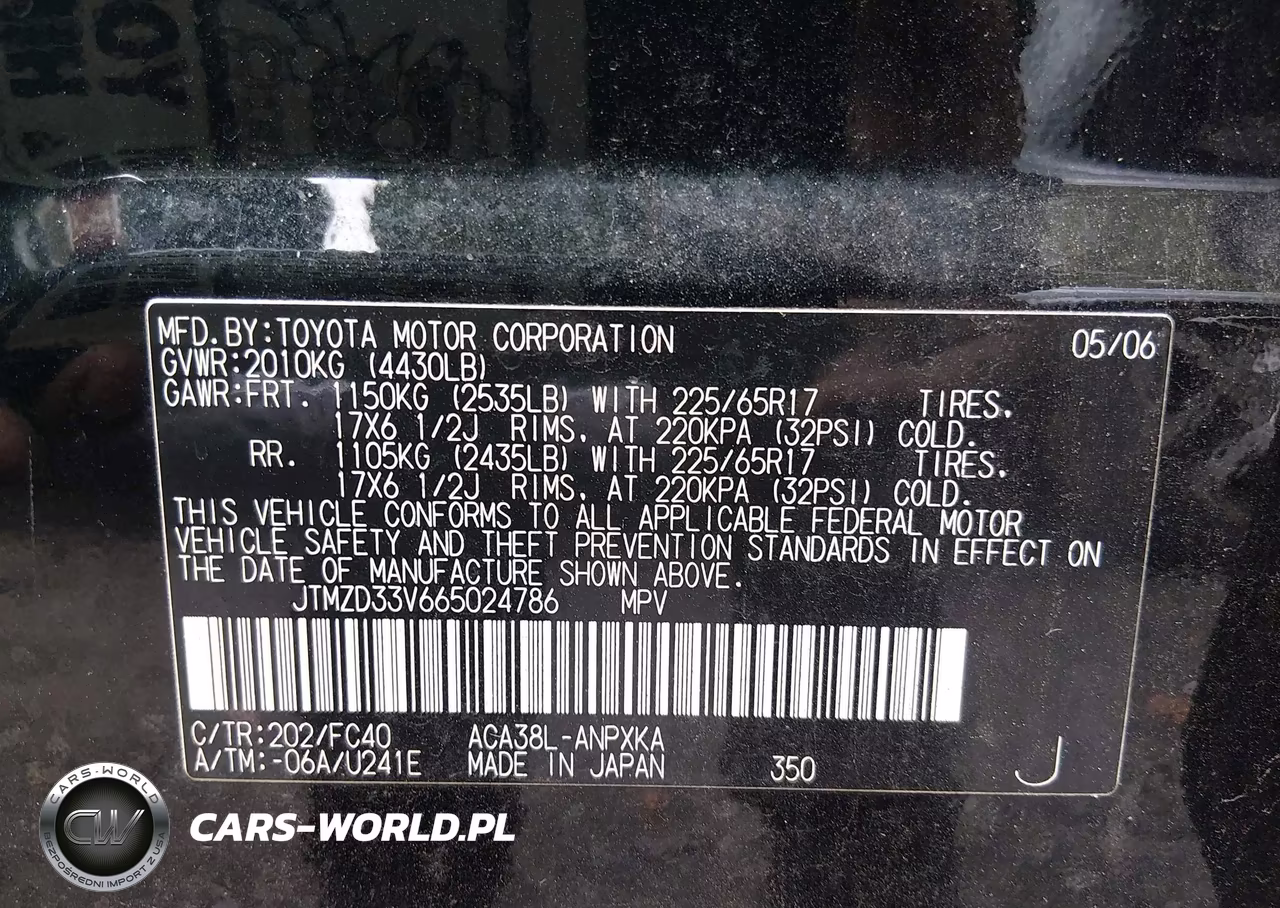2006 Toyota Rav4 VIN:JTMZD33V665024786 - 9