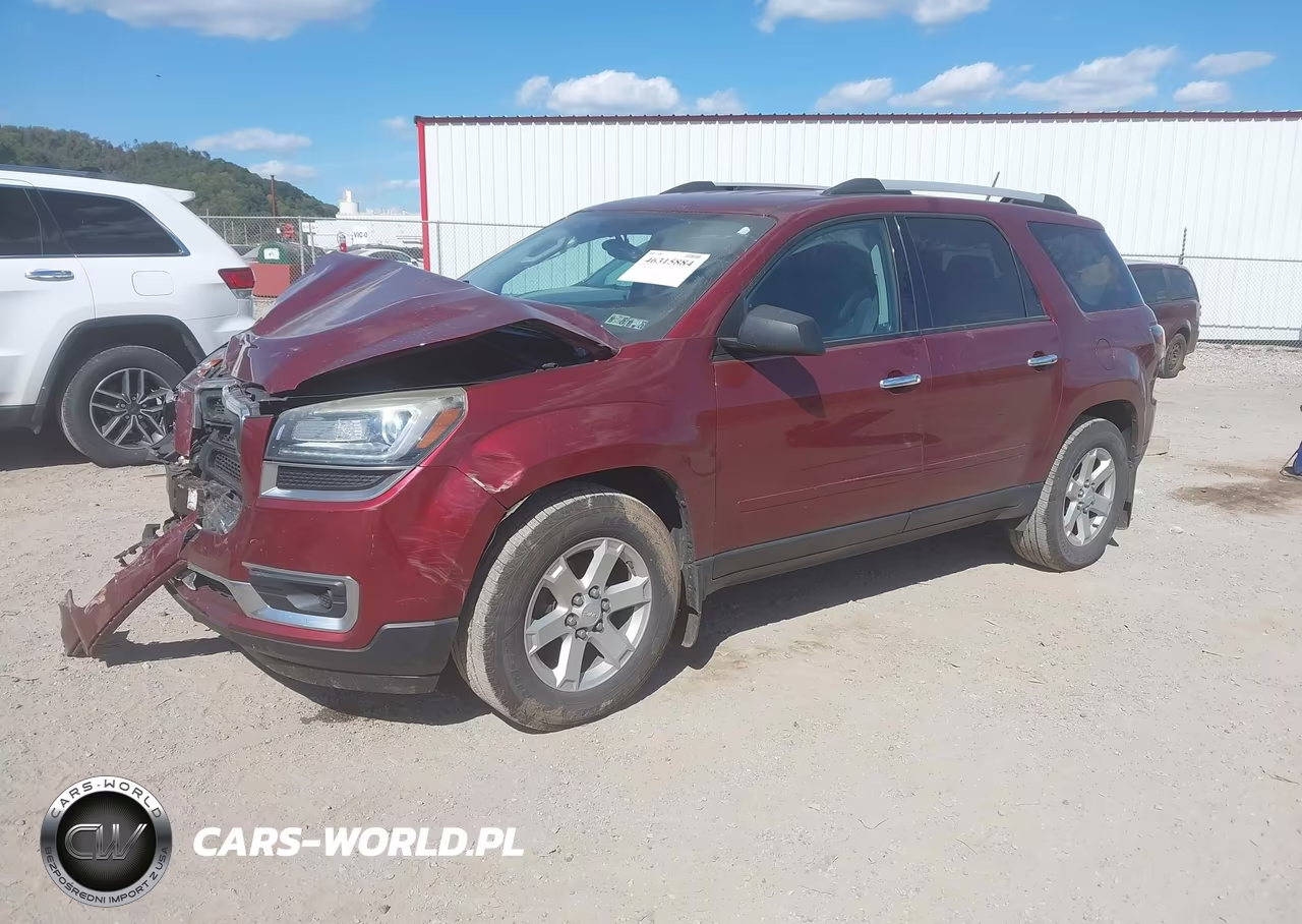 2016 GMC Acadia Sle-2 VIN:1GKKVPKD3GJ289189 - 2