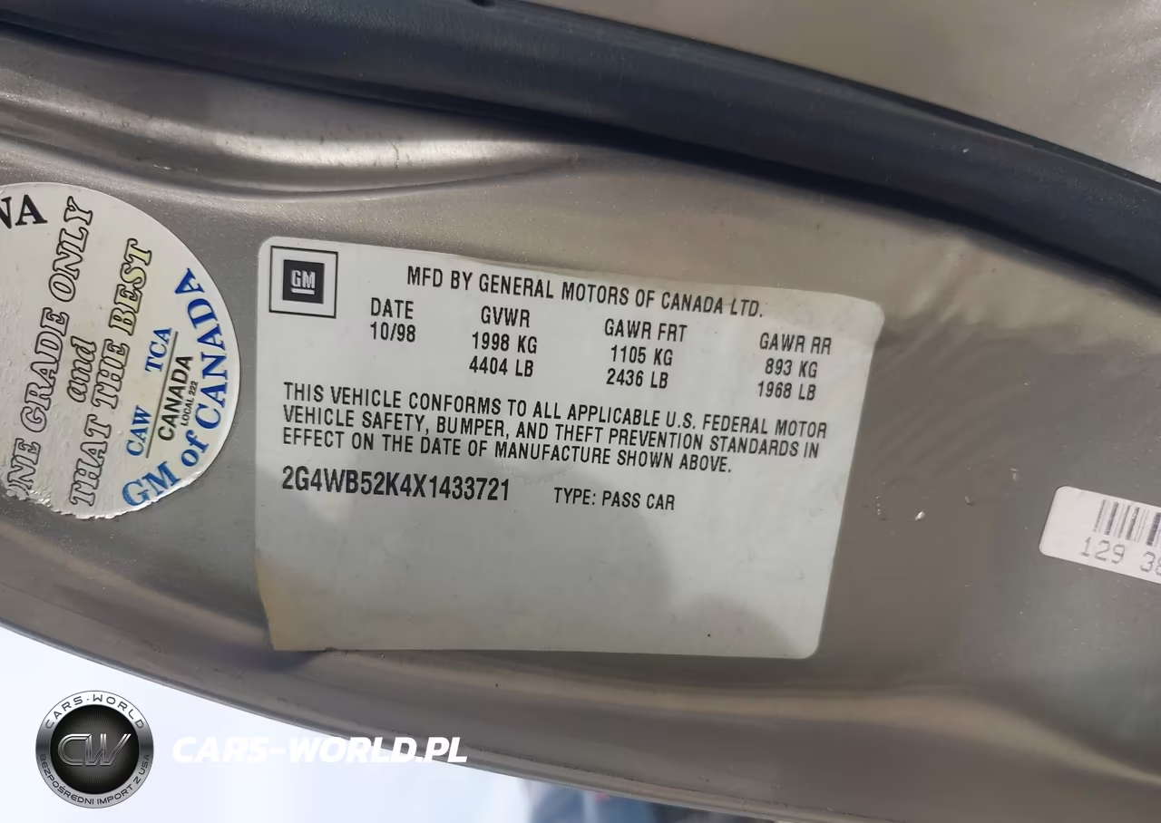 1999 Buick Regal Ls VIN:2G4WB52K4X1433721 - 9