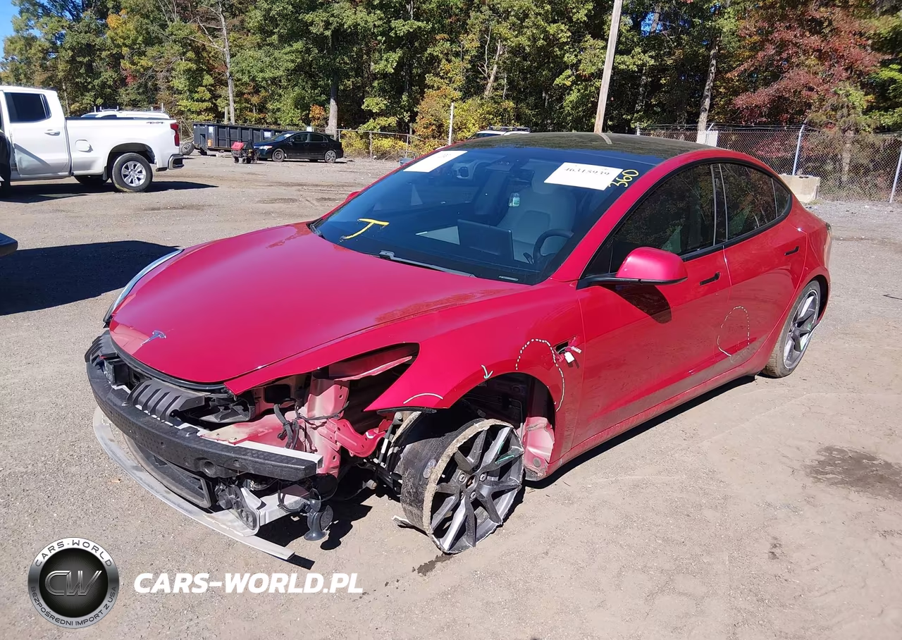2021 Tesla Model 3 Long Range Dual Motor All-Wheel Drive VIN:5YJ3E1EB8MF855874 - 2