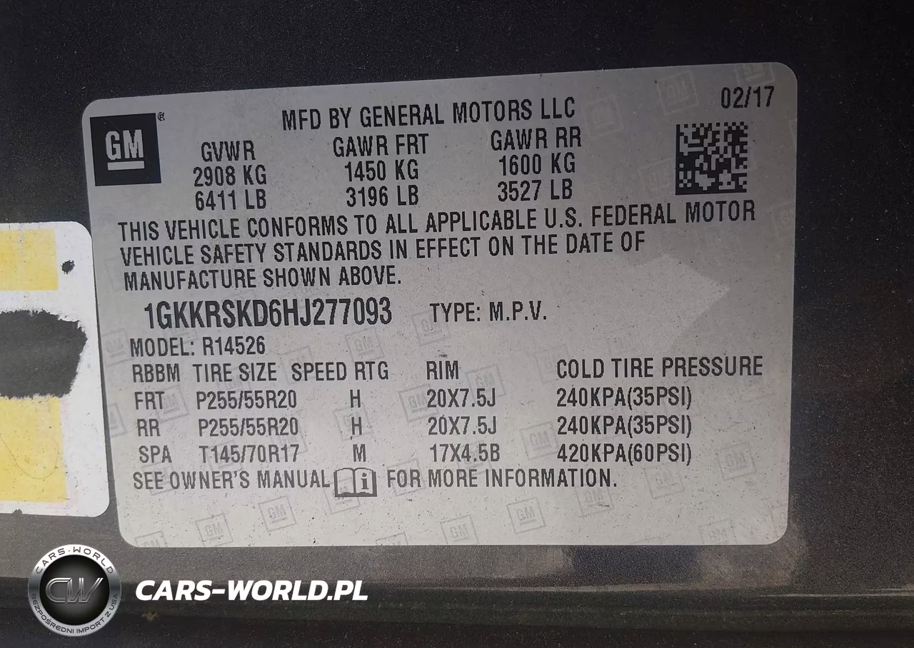 2017 GMC Acadia Limited Slt-2 VIN:1GKKRSKD6HJ277093 - 9