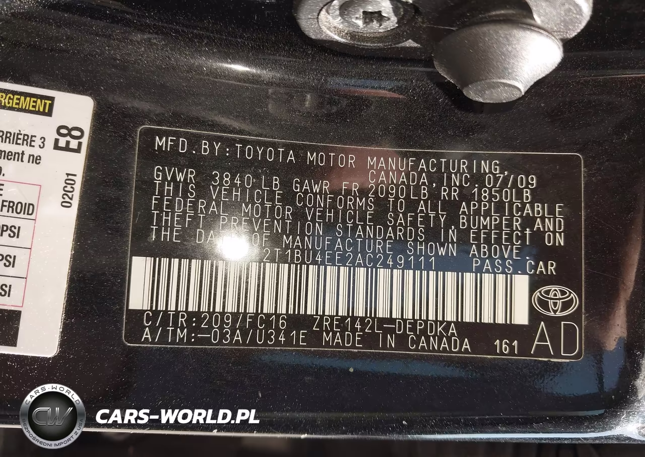 2010 Toyota Corolla Le VIN:2T1BU4EE2AC249111 - 9