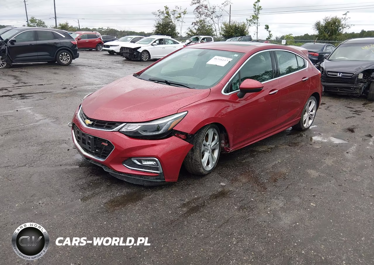 2018 Chevrolet Cruze Premier Auto VIN:3G1BF6SM1JS527574 - 2