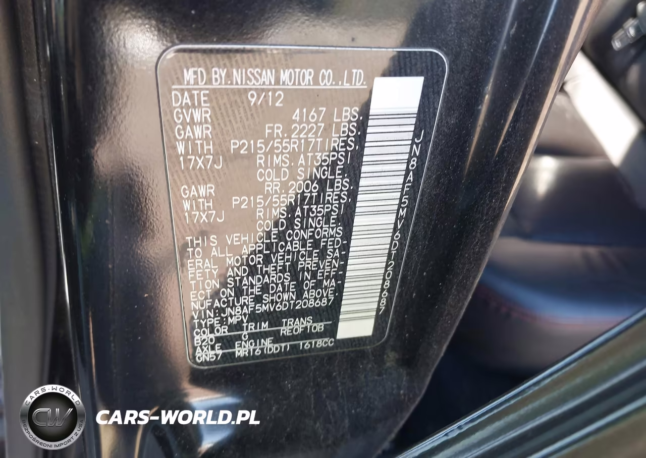 2013 Nissan Juke Sl VIN:JN8AF5MV6DT208687 - 9