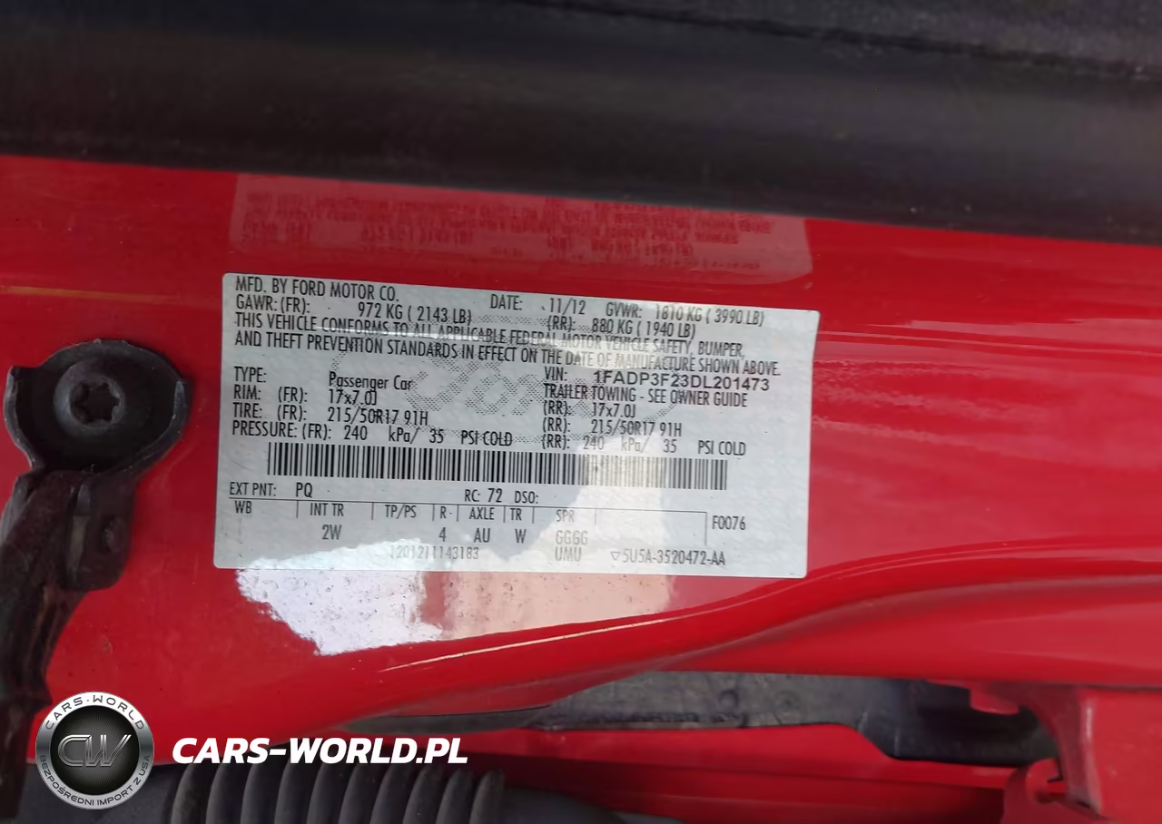 2013 Ford Focus Se VIN:1FADP3F23DL201473 - 9