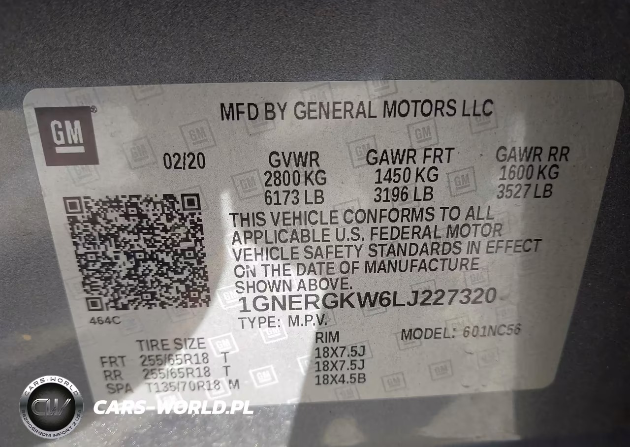2020 Chevrolet Traverse Lt VIN:1GNERGKW6LJ227320 - 9