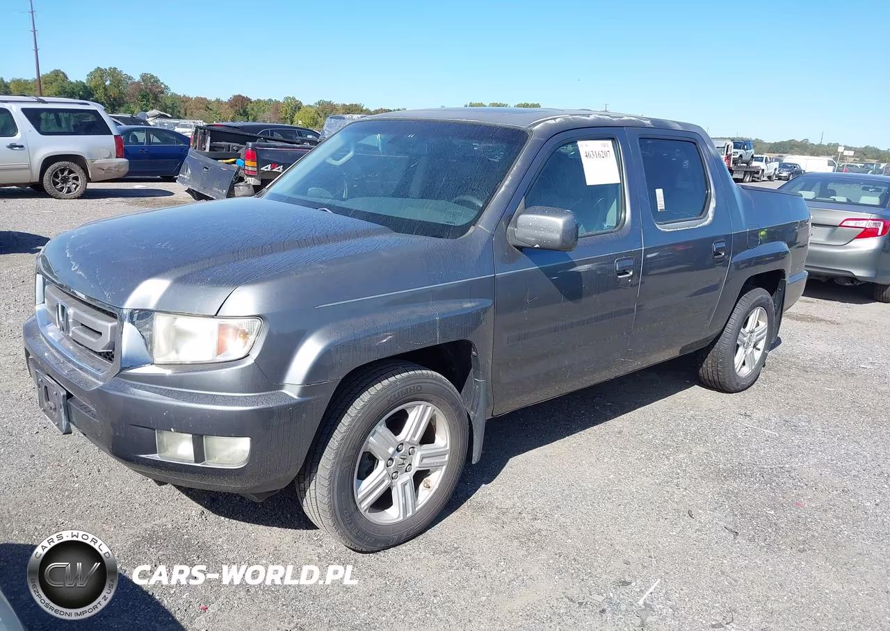 2011 Honda Ridgeline Rtl VIN:5FPYK1F56BB001493 - 2