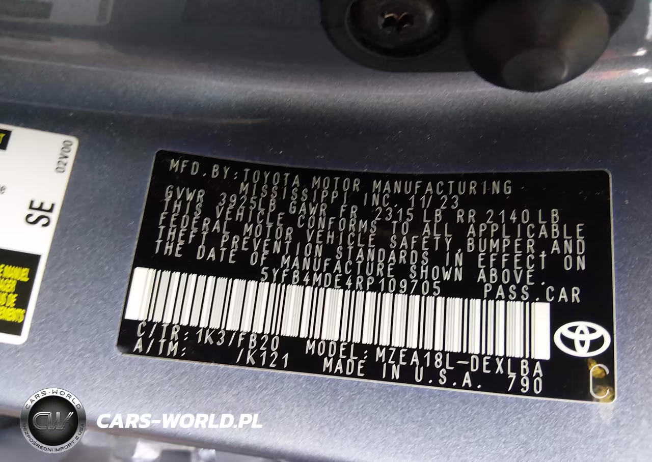2024 Toyota Corolla Le VIN:5YFB4MDE4RP109705 - 9